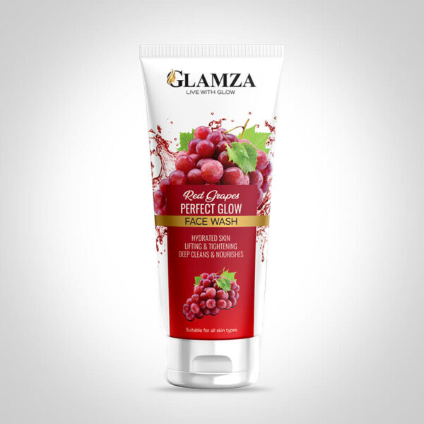 red grapes face wash